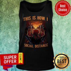 Official Biker This Is How I Social Distance Tank Top
