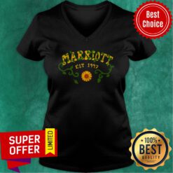 Official Marriott Flower E$T 1997 V-neck