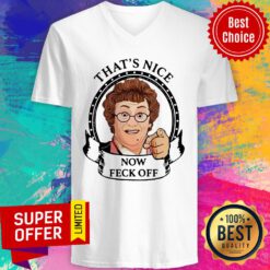 Official Mrs Brown’s Boys That’s Nice Now Feck Off V-neck