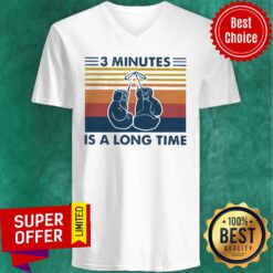 Premium 3 Minutes Is A Long Time Vintage V-neck