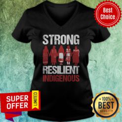 Premium American Native Woman Strong Resilient Indigenous V-neck