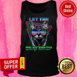Premium Black Cat Let The Beat Drop Tank Top