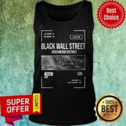 Premium Black Wall Street Greenwood Tulsa Oklahoma Tank Top