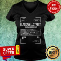 Premium Black Wall Street Greenwood Tulsa Oklahoma V-neck
