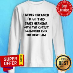Premium I Never Dreamed I'd Be This Crazy Grandma Sweatshirt