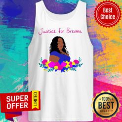 Premium Justice For Breonna Flower Tank Top
