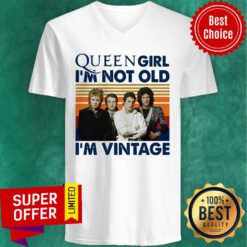 Premium Queen Girl I’m Not Old I’m Vintage V-neck
