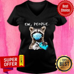 Premium Raccoon Ew People V-neck