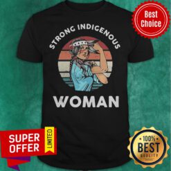 Premium Strong Indigenous Woman Vintage Retro Shirt