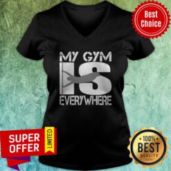 Top Calisthenics Workout Parkour Human Flag V-neck