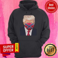 Top Donald Trump Florida Flag Face Marsk Hoodie