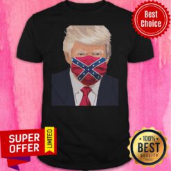 Top Donald Trump Florida Flag Face Marsk Shirt