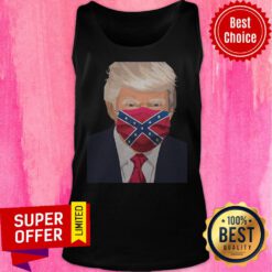 Top Donald Trump Florida Flag Face Marsk Tank Top