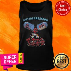 Top Marvel Deadpool And Unicorn Antidepression Tank Top