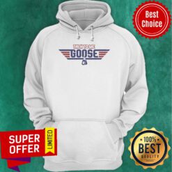 Top Talk To Me Goose Blue Red Hoodie