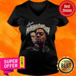 Top The Adventures Of Moonman And Slim Shady V-neck