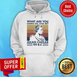 Vintage Retro What Are You Gonna Do Stab Me Julius Caesar 44 B.C Hoodie