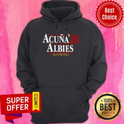 Awesome Acuna’ 20 Albies Play For The A Hoodie
