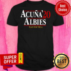 Awesome Acuna’ 20 Albies Play For The A Shirt