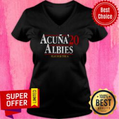 Awesome Acuna’ 20 Albies Play For The A V-neck