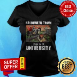 Awesome Halloween Town Class Of 98 University V-neck