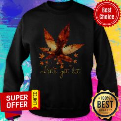 Awesome Let’s Get Lit Weed Halloween Sweatshirt