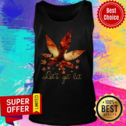 Awesome Let’s Get Lit Weed Halloween Tank Top