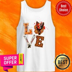 Awesome Love Halloween Jason Voorhees Cat Tank Top