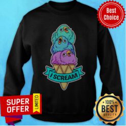 Awesome Parrot I Scream Color Sweatshirt