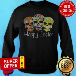 Awesome Skull Happy Easter Sweatshirt