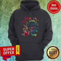 Awesome Such A Big Miracle In Such A Little Boy Hoodie