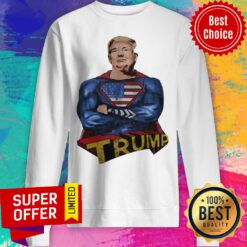 Funny American Superhero Trump Sweatshirt