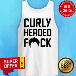 Funny Curly Headed Fuck Tank Top