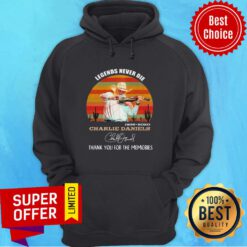 Legends Never Die 1936 2020 Charlie Daniels Thank You For The Memories Signature Vintage Hoodie