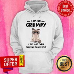 Nice Cat I Am So Grumpy I Am Not Even Talking To Myself Hoodie