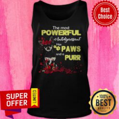 Nice Dog The Most Powerful Antidepressant Has Paws And A Purr Tank Top