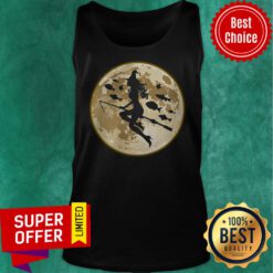 Nice Fishing On The Moon Halloween Gift Tank Top