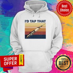 Nice I’d Tap That Phlebotomist Vintage Retro Hoodie