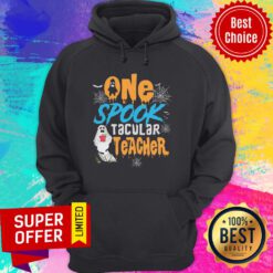 Nice One Spooktacular Teacher Halloween Ghost School Hoodie