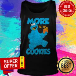 Nice Sesame Street Cookie Monster More Cookies Tank Top