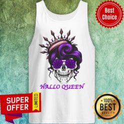 Nice Sugar Skull Hallo Queen Tank Top