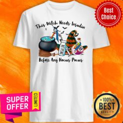 Nice This Witch Needs Coffee Before Any Hocus Pocus Shirt