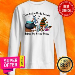 Nice This Witch Needs Coffee Before Any Hocus Pocus Sweatshirt