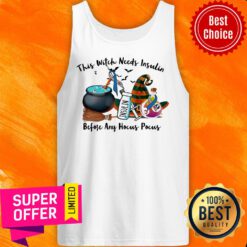 Nice This Witch Needs Coffee Before Any Hocus Pocus Tank Top