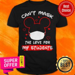 Official Can't Mask The Love For Mp Students Shirt