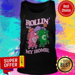 Official Casual Care Bear Rollin’ With My Homie Tank Top