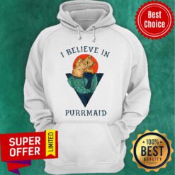 Official Cat I Believe In Purrmaid Sunset Hoodie