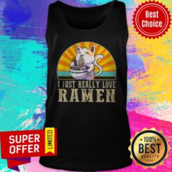 Official I Just Really Love Ramen Tank Top