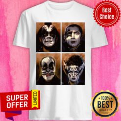 Official Kiss Of Terror Horror Movies Characters Shirt