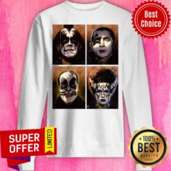 Official Kiss Of Terror Horror Movies Characters Sweatshirt